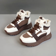 Damen Hochwertige Schnee-Stiefel mit warmem Innenfutter und rutschfester Sohle – Dunkelbraun
