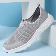 Herren Slip-On Sportsneaker mit atmungsaktivem Mesh-Design Fudus – Hellgrau