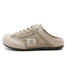 Damen Atmungsaktive Clogs mit halbhohem Kragen – Khaki