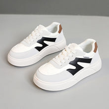 Damen modische Sneakers mit rutschfester Laufsohle und atmungsaktivem Obermaterial – Schwarz