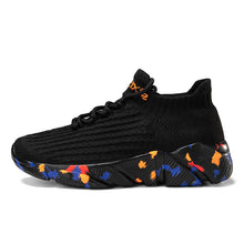 Herren Dynamic Slip-On Lauf Sneakers Fudus – Schwarz Orange