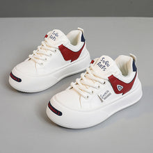 Damen Sneakers mit modischem Design und erhöhter Plateau-Sohle – Beige