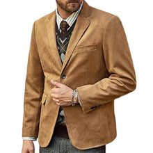 Herren eleganter Blazer im modernen Stil Aliams – Khaki