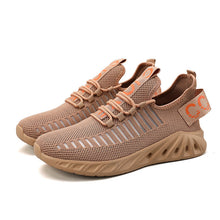 Damen Sportliche Strick-Sneakers mit Flexiblem Dämpfungssystem – Braun