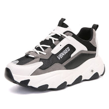 Herren Sport Luftpolster Sneaker Fudus – Schwarz Grau