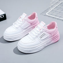 Damen modische Plateau Sneakers mit komfortabler Dämpfung – Rosa
