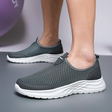Herren Atmungsaktive Slip-On Sneakers mit Adaptivem Leichten Design Fudus – Dunkelgrau
