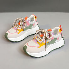Damen Sportliche Sneakers mit buntem Design und rutschfester Sohle – Grün