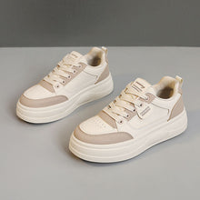 Damen modische Sneakers mit dämpfender Laufsohle und atmungsaktivem Obermaterial – Beige