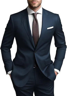 Herren Hochzeitsgast Anzug | Blazer und Hosen – Dark Blue