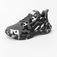 Herren Dynamische Camouflage Performance Sneakers Fudus – Tarnfarbe Grau