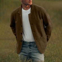 Herren elegante Freizeitjacke Aliams – Braun
