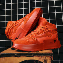 Herren Modische High-Top Sneakers mit innovativem Traktionsdesign – Orange