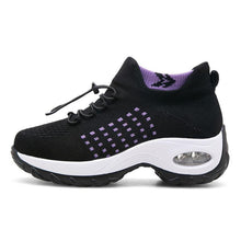 Herren Air-Cushioned Hochleistungs-Laufsneaker Fudus – Schwarz Lila