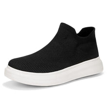 Herren Slip-On Mode Sneakers Fudus – Schwarz Weiß