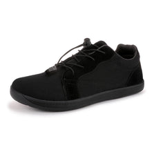 Herren Freizeit Slip-On Sneakers mit elastischem Schnürsystem Fudus – Schwarz