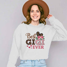 Damen Sweatshirt mit kreativem Gigi-Motiv – Weiß