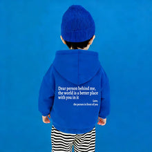 Damen Kapuzenpullover mit motivierendem Schriftzug und lässigem Schnitt – Königsblau
