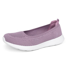 Damen atmungsaktive Slip-On Sneakers mit Adaptive Fit Technologie Fudus – Helllila