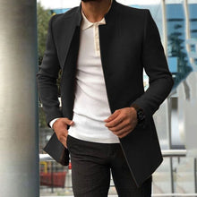 Herren eleganter Freizeitblazer Aliams – Schwarz