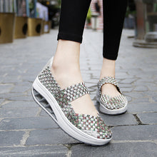 Damen Komfort Woven Slip-On Sneakers Fudus – Grau