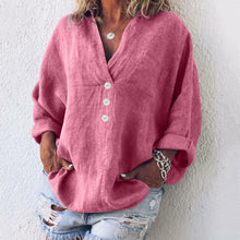 Genesis | V-Ausschnitt Oversized Top – Rosa