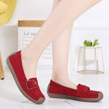 Damen Casual Comfort Slipper Loafers Fudus – Rot