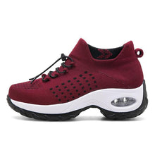 Herren Air-Cushioned Hochleistungs-Laufsneaker Fudus – Dunkelrot