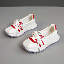 Damen Sportliche Sneaker mit reflektierenden Details und dämpfender Laufsohle – Rot