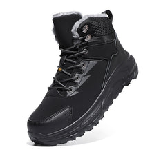 Herren isolierte hochgestellte Winterstiefel Fudus – Schwarz