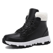 Damen Isolierte Hohe Winterstiefel Fudus – Schwarz