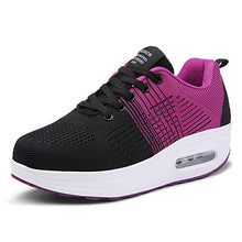 Herren Luftpolster Mode Sneakers Fudus – Schwarz Lila