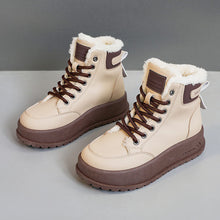 Damen Winterliche Stiefel mit kuscheligem Fleece-Futter und rutschfester Sohle – Khaki
