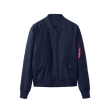 Herren lässige Übergangsjacke mit praktischen Taschen und modernem Design Aliams – Marineblau