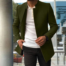 Herren eleganter Freizeitblazer Aliams – Olivgrün