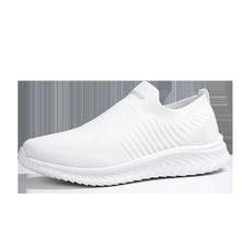 Herren Slip-On Leichte Strick Sneakers Fudus – Weiß