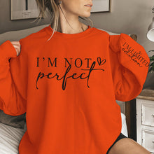 Damen Oversized Sweater mit Aufdruck und begrenzter Edition – Orange