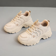 Damen Sportliche Chunky Sneakers mit ergonomischer Dämpfungstechnologie – Khaki