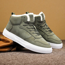 Winter-Sneaker mit Kunstfell – Grün