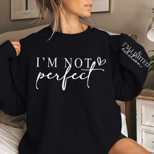 Damen Oversized Sweater mit Aufdruck und begrenzter Edition – Schwarz
