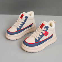 Damen High-Top Sneakers mit kuscheligem Innenfutter und rutschfester Sohle – Blau