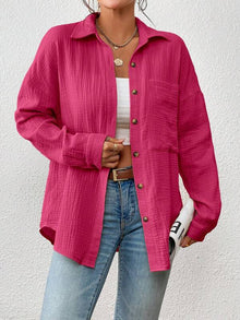 Kireliae - Hemd mit Button-down-Kragen – Rosa