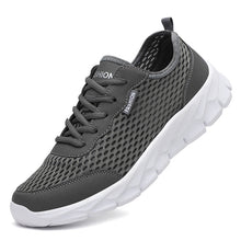 Herren Atmungsaktive Mesh Fitness Sneakers Fudus – Dunkelgrau