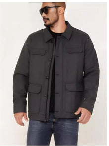 Herren Übergangsjacke mit praktischen Taschen und modernem Schnitt Aliams – Schwarz
