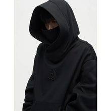 Herren Oversize Hoodie | Warme – Schwarz