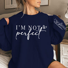 Damen Oversized Sweater mit Aufdruck und begrenzter Edition – Tiefblau