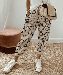 Eleonora™ - Bequemlichkeit mit Stil genießen – Beige mit Kreisdruck
