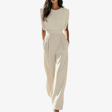Sybella - Jumpsuit mit weichem Griff – Beige