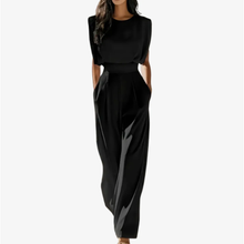 Sybella - Jumpsuit mit weichem Griff – Schwarz