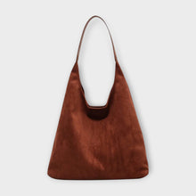 Minimalistische Schultertasche Damen – Kaffeebraun